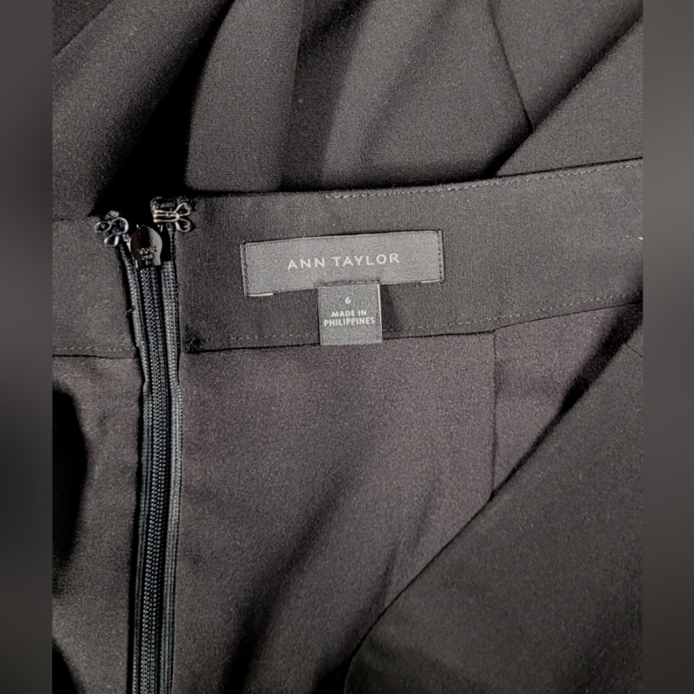 Covington Stretch Grey A Line Skirt 12 Lined - Picture 4 of 4